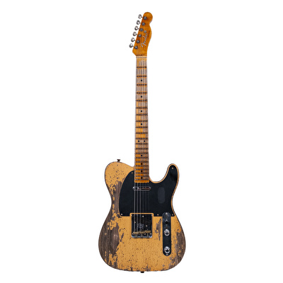 Fender Custom Shop 1952 Telecaster Super Heavy Relic Aged Nocaster Blonde Elektro Gitar